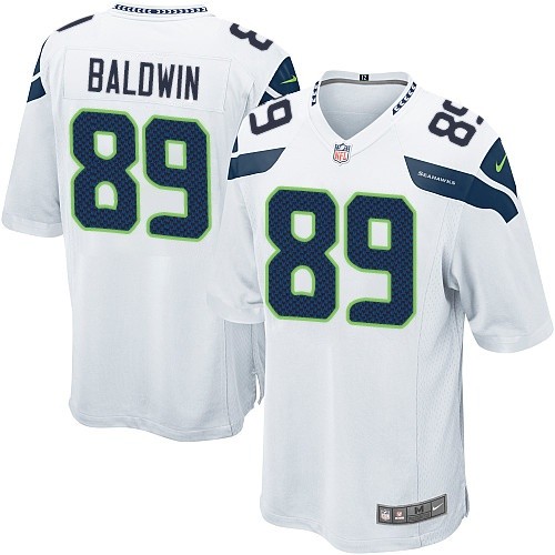 Youth Elite Doug Baldwin Nike Jersey White Road - #89 NFL Seattle Seahawks